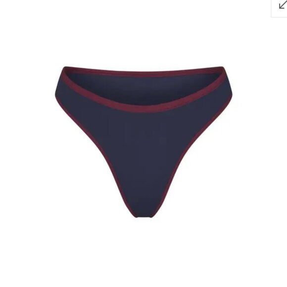NWT SKIMS Everybody High Rise Bikini Navy Size 4x Make Your Own Bundle  $20 NEW - Picture 1 of 15